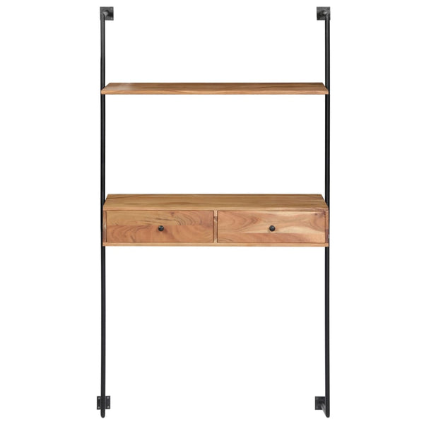 Wandkonsole Velenia 90x40x170cm (Akazienholz)