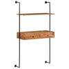 Wandkonsole Velenia 90x40x170cm (Akazienholz)