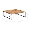 Couchtisch Lincoln 110x110x36cm (Akazienholz)