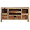 Graues Sideboard Veclenit 100x30x50cm (Sesamholz)
