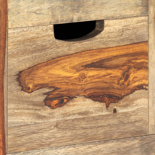Graues Sideboard Veclenit 100x30x50cm (Sesamholz)