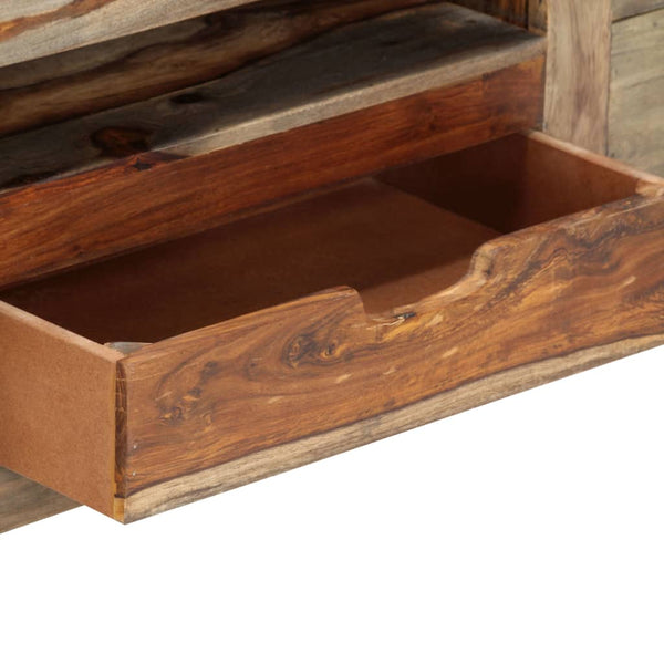 Graues Sideboard Veclenit 100x30x50cm (Sesamholz)