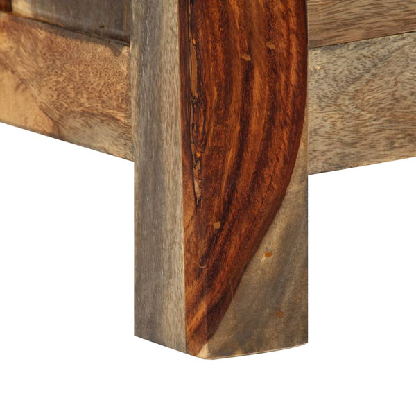 Graues Sideboard Veclenit 100x30x50cm (Sesamholz)
