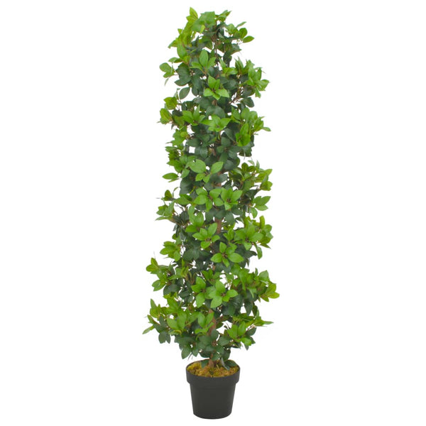 Künstliche Lorbeerpflanze Vernica 150 cm mit Topf, grün