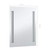 LED-Wandspiegel Gaiseanu für Badezimmer 60x80cm