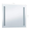 Mujghian LED-Wandspiegel für Badezimmer 80x60cm