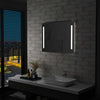 Mujghian LED-Wandspiegel für Badezimmer 80x60cm