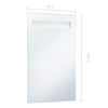Nattric LED-Wandspiegel 60x100 cm für das Badezimmer