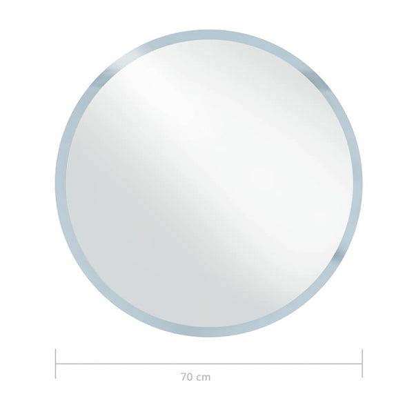 Denezica LED-Spiegel für Badezimmer, 70 cm