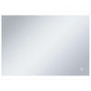 LED-Wandspiegel Havronia für Badezimmer 80x60cm (mit Berührungssensor)