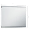 LED-Wandspiegel Havronia für Badezimmer 80x60cm (mit Berührungssensor)