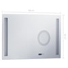 LED-Wandspiegel Kailee 100x60cm für das Badezimmer (mit Touch-Sensor)