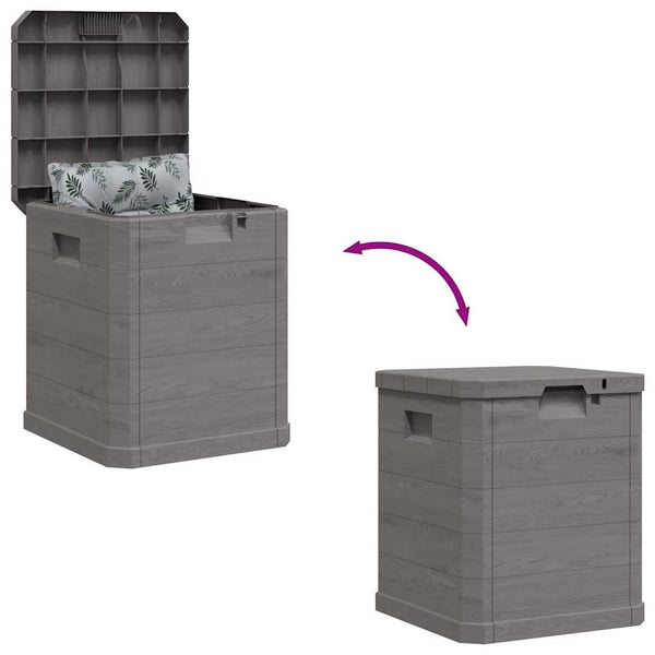 Braune Garten-Truhe Maur 90 l