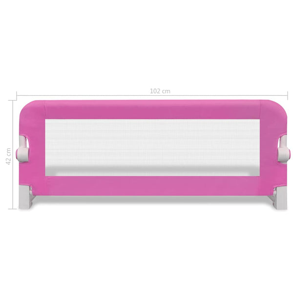 Rosa Bettgitter Klaus 102x42cm (2 St.)
