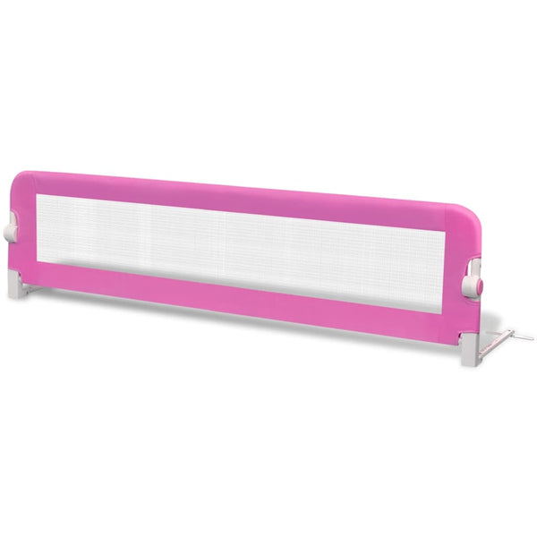 Rosafarbenes Bettgitter Klaus 150x42cm (2 St.)