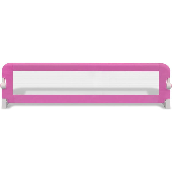 Rosafarbenes Bettgitter Klaus 150x42cm (2 St.)