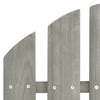 Gartenstuhl grau und Hocker Holz Decsuk