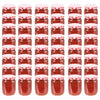 Iroteiu rot-weiß-gestreifte Gläser, Marmeladengläser 230 ml (48 St.)