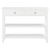 Weißer Beistelltisch Vama 110x35x80cm (MDF)