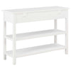 Weißer Beistelltisch Vama 110x35x80cm (MDF)