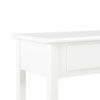 Weißer Beistelltisch Vama 110x35x80cm (MDF)