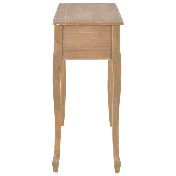 Brauner Schminktisch Kaiya (3 Schubladen)