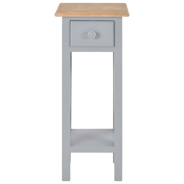 Graues Sideboard Mitroica 27x27x65,5cm (Holz)