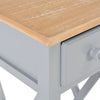 Graues Sideboard Mitroica 27x27x65,5cm (Holz)