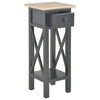 Schwarze Kommode Mitroica 27x27x65,5cm (Holz)