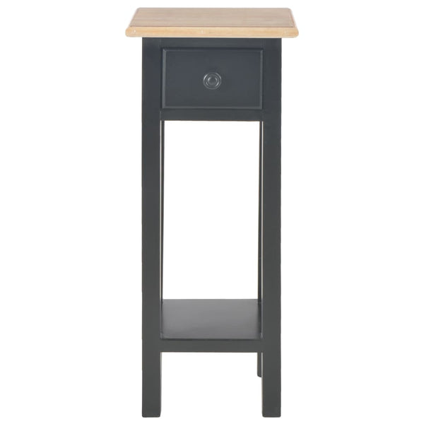 Schwarze Kommode Mitroica 27x27x65,5cm (Holz)