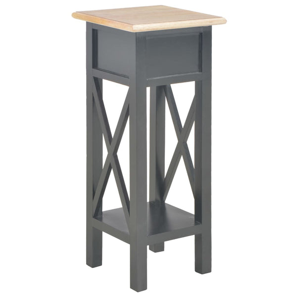 Schwarze Kommode Mitroica 27x27x65,5cm (Holz)