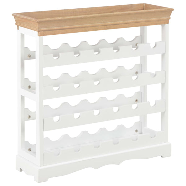 Weißer Weinschrank Armanca 70x22,5x70,5cm (MDF)