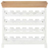 Weißer Weinschrank Armanca 70x22,5x70,5cm (MDF)