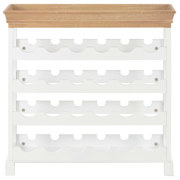 Weißer Weinschrank Armanca 70x22,5x70,5cm (MDF)