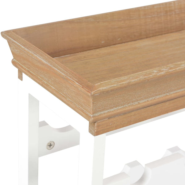 Weißer Weinschrank Armanca 70x22,5x70,5cm (MDF)