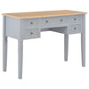 Grauer Schreibtisch Vasilioa 109,5x45x77,5cm (Holz)