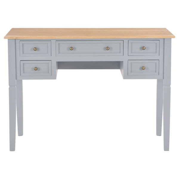 Grauer Schreibtisch Vasilioa 109,5x45x77,5cm (Holz)