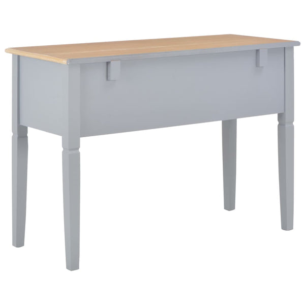 Grauer Schreibtisch Vasilioa 109,5x45x77,5cm (Holz)
