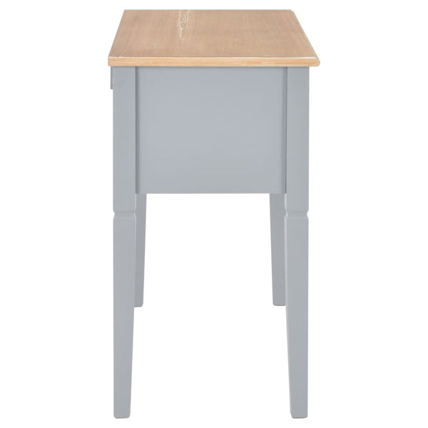 Grauer Schreibtisch Vasilioa 109,5x45x77,5cm (Holz)