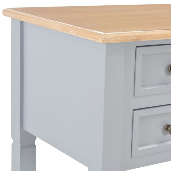 Grauer Schreibtisch Vasilioa 109,5x45x77,5cm (Holz)