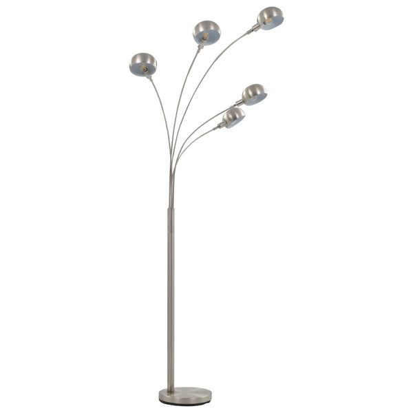Stehleuchte Racoasa 200cm (5 x E14), silber