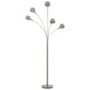 Stehleuchte Racoasa 200cm (5 x E14), silber