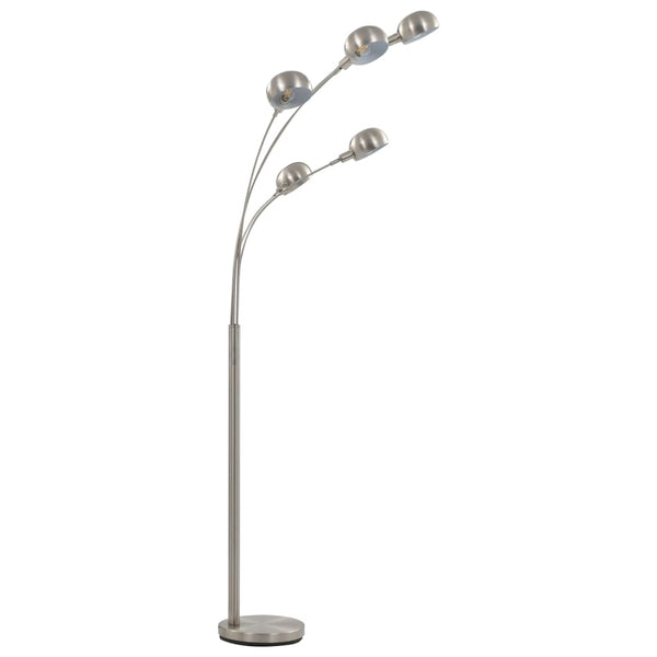 Stehleuchte Racoasa 200cm (5 x E14), silber
