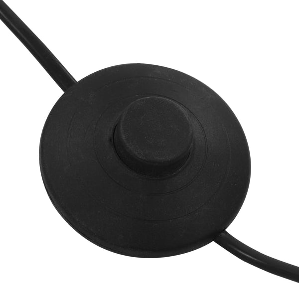 Schwarze und goldene Stehleuchte Racoasa 200cm (5 x E14)
