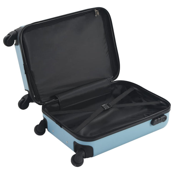Harter Koffer blau ABS