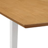 Ausziehbarer Esstisch Covaci weiß (80-120)x80x74cm (MDF)