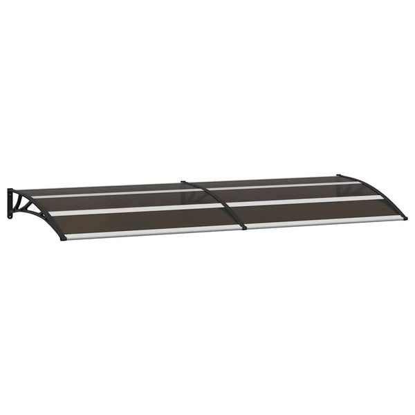 Schwarzes Vordach Morgovan 240x75cm (PC)