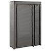 Grauer Faltschrank Faruh 110x45x175cm (2 Stück Stoff)