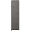Grauer Faltschrank Faruh 110x45x175cm (2 Stück Stoff)