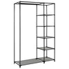 Grauer Faltschrank Faruh 110x45x175cm (2 Stück Stoff)